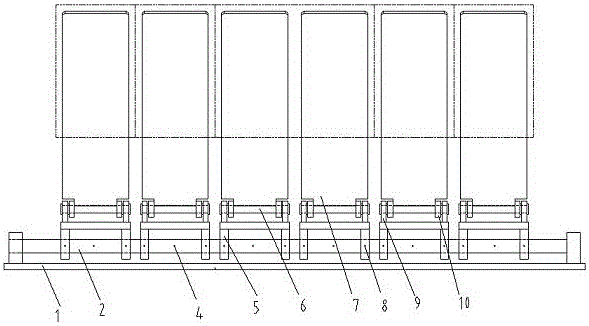 Multi-strip paper roll roll-loosening-preventing device