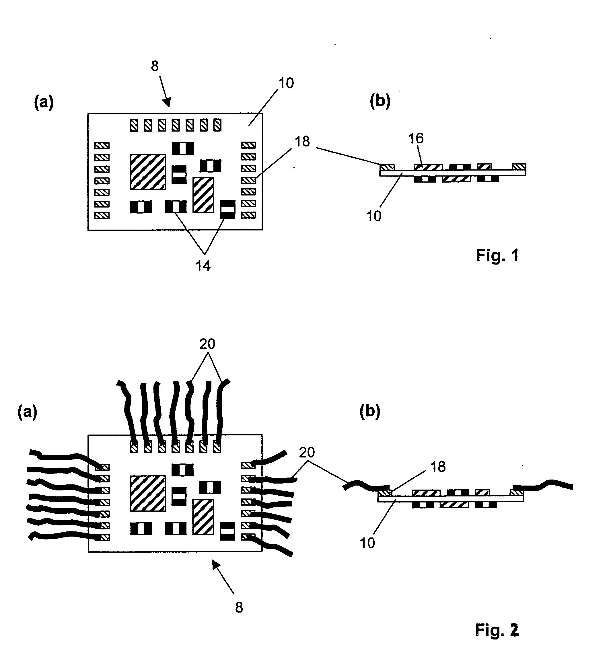 Method and apparatus for the integration of electronics in textiles
