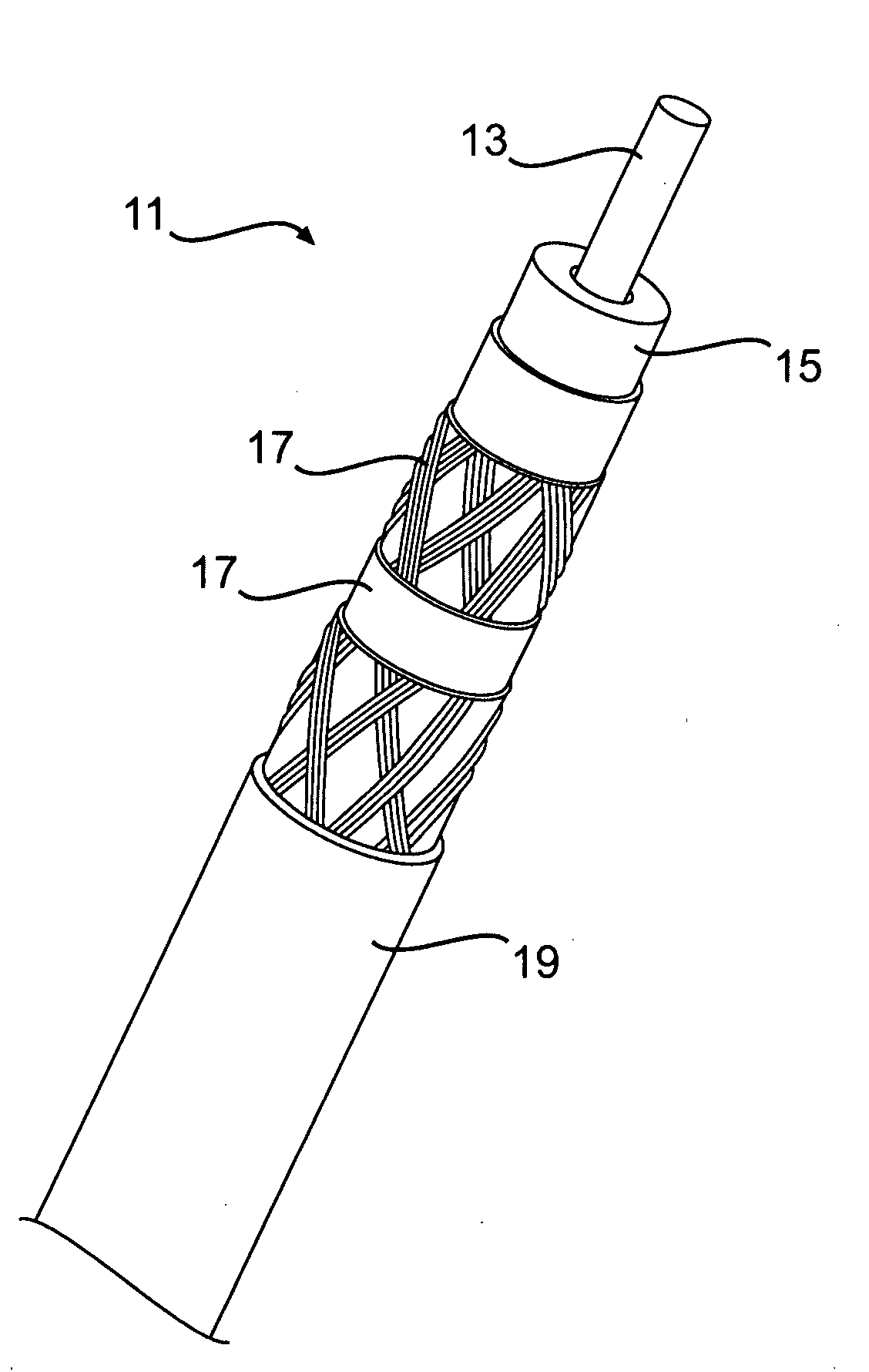 Temperature sensitive color changing cable apparatus