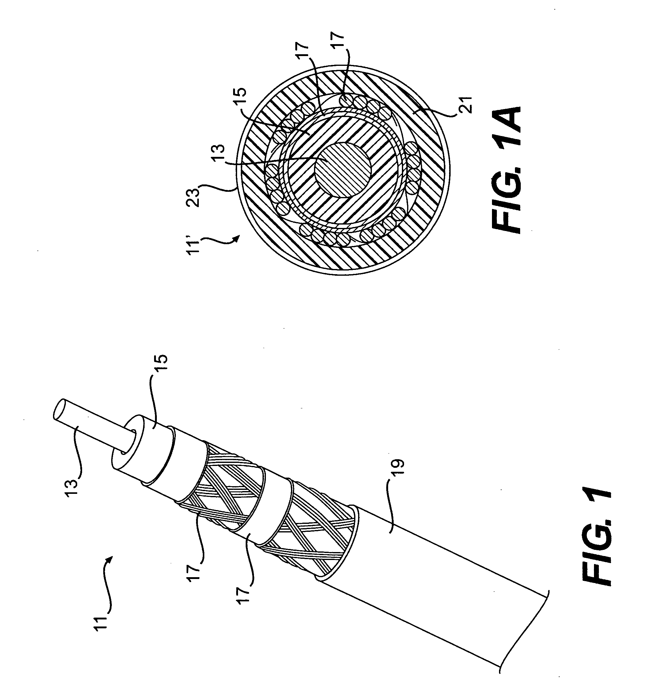 Temperature sensitive color changing cable apparatus