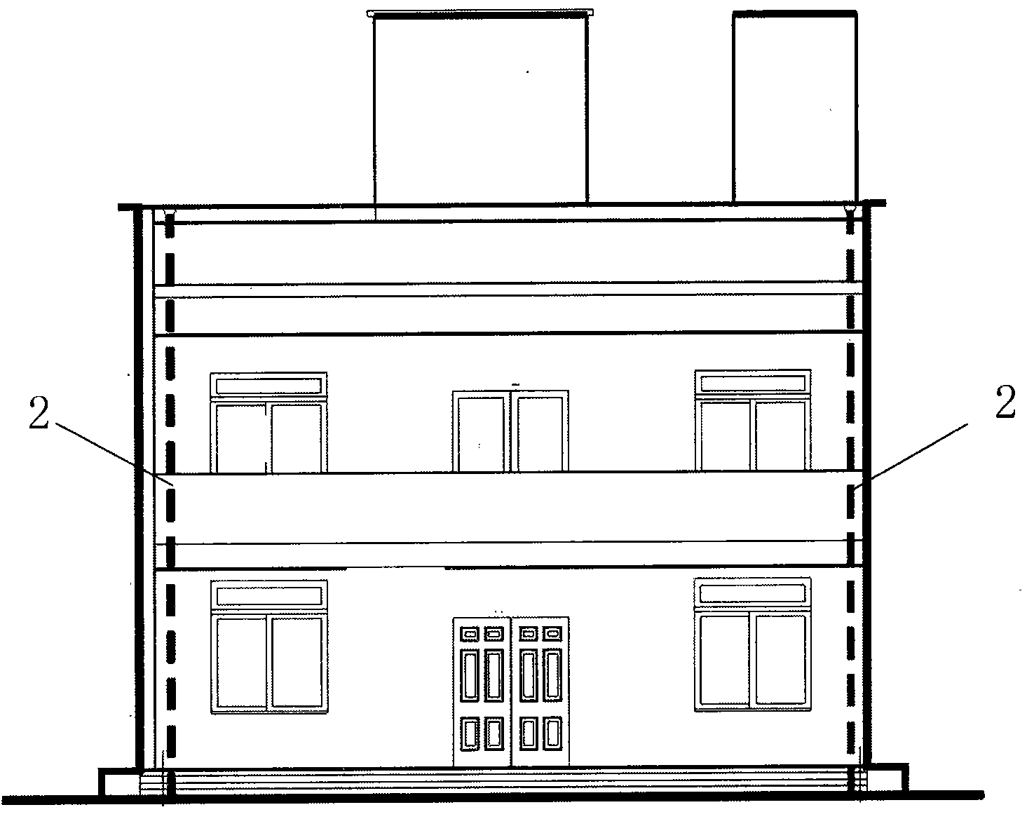 Emebded water collecting and purifying cellar system based on slow filtering principle