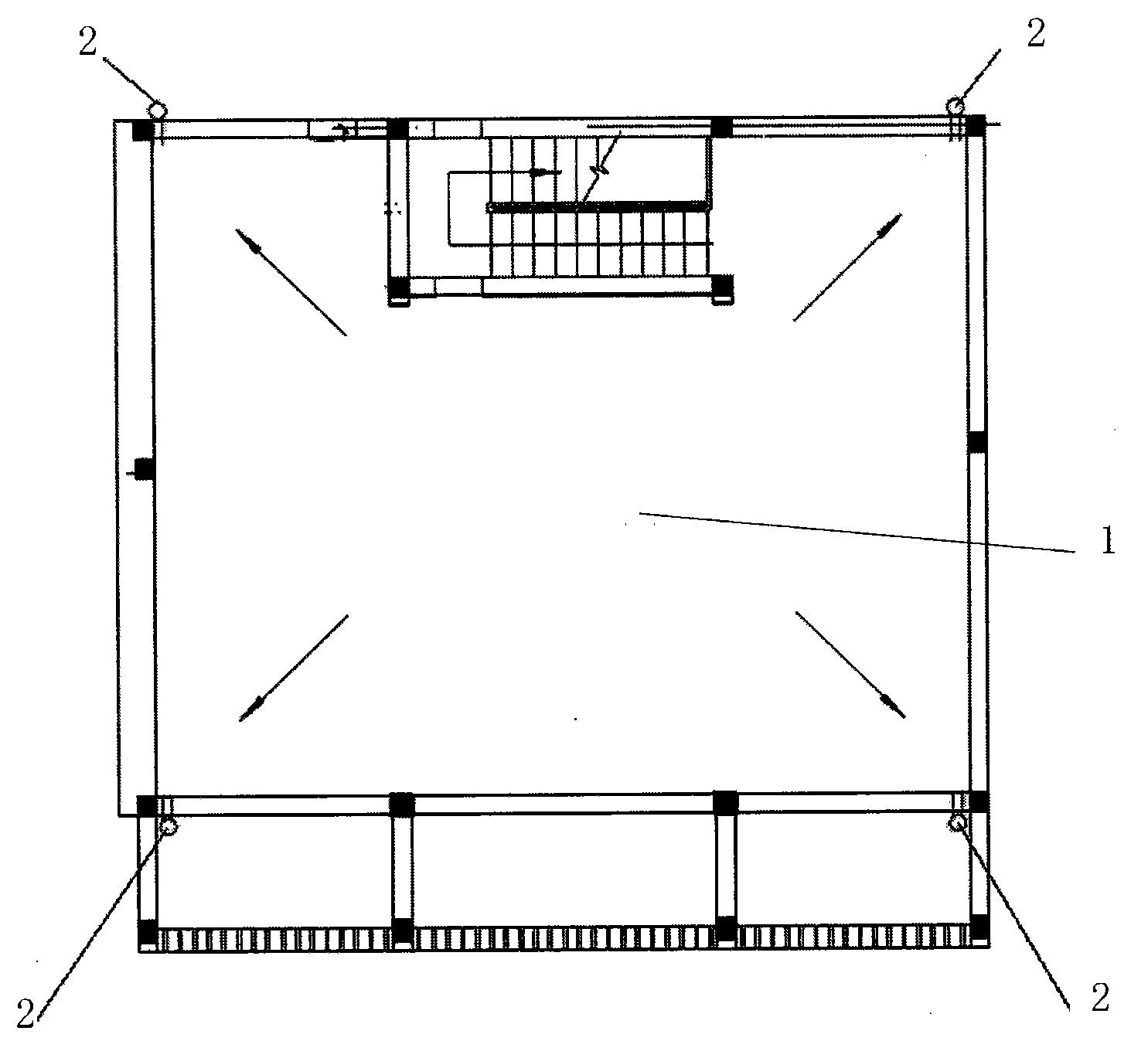 Emebded water collecting and purifying cellar system based on slow filtering principle