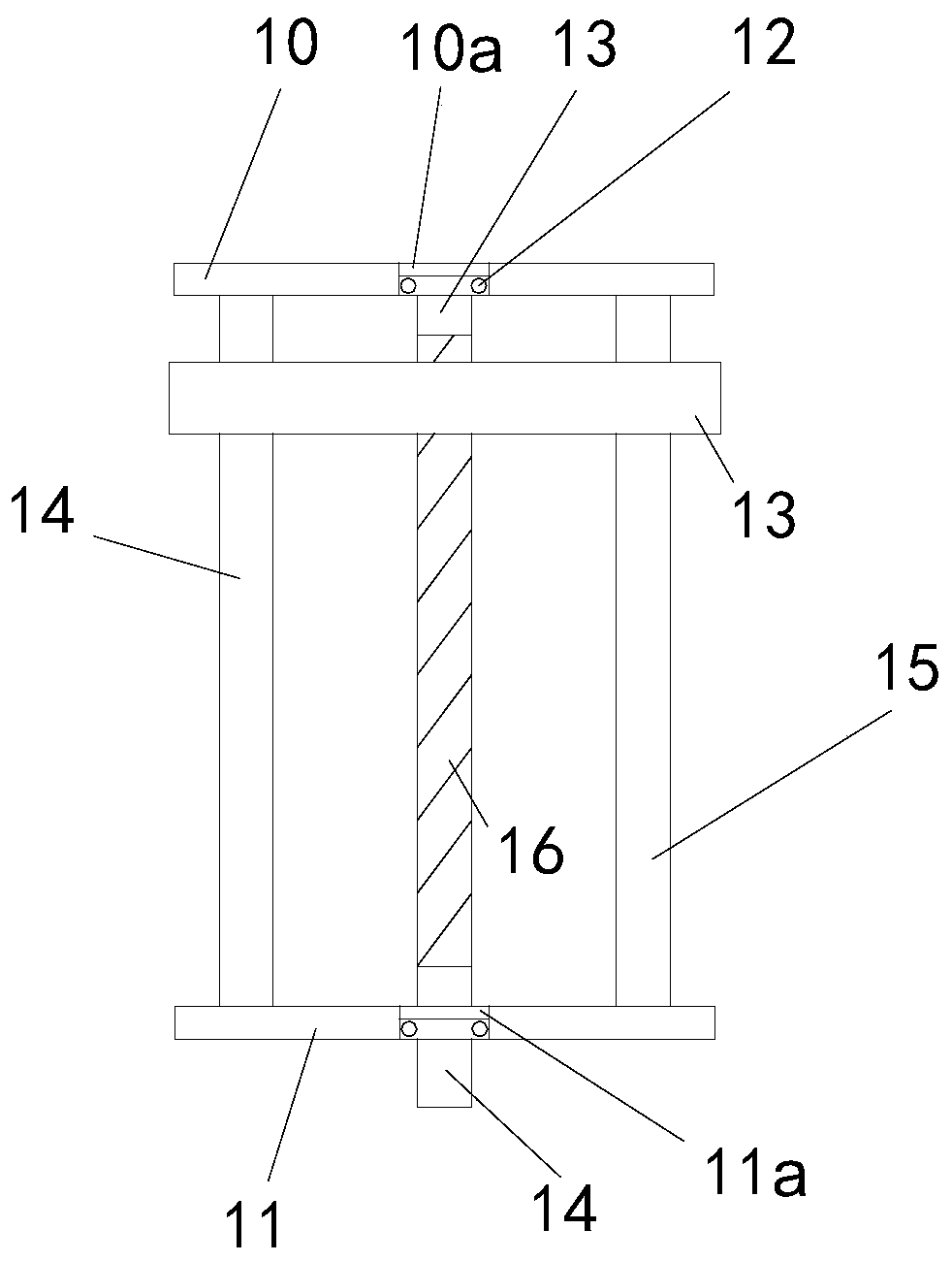 Lifting platform for assembling light aircraft