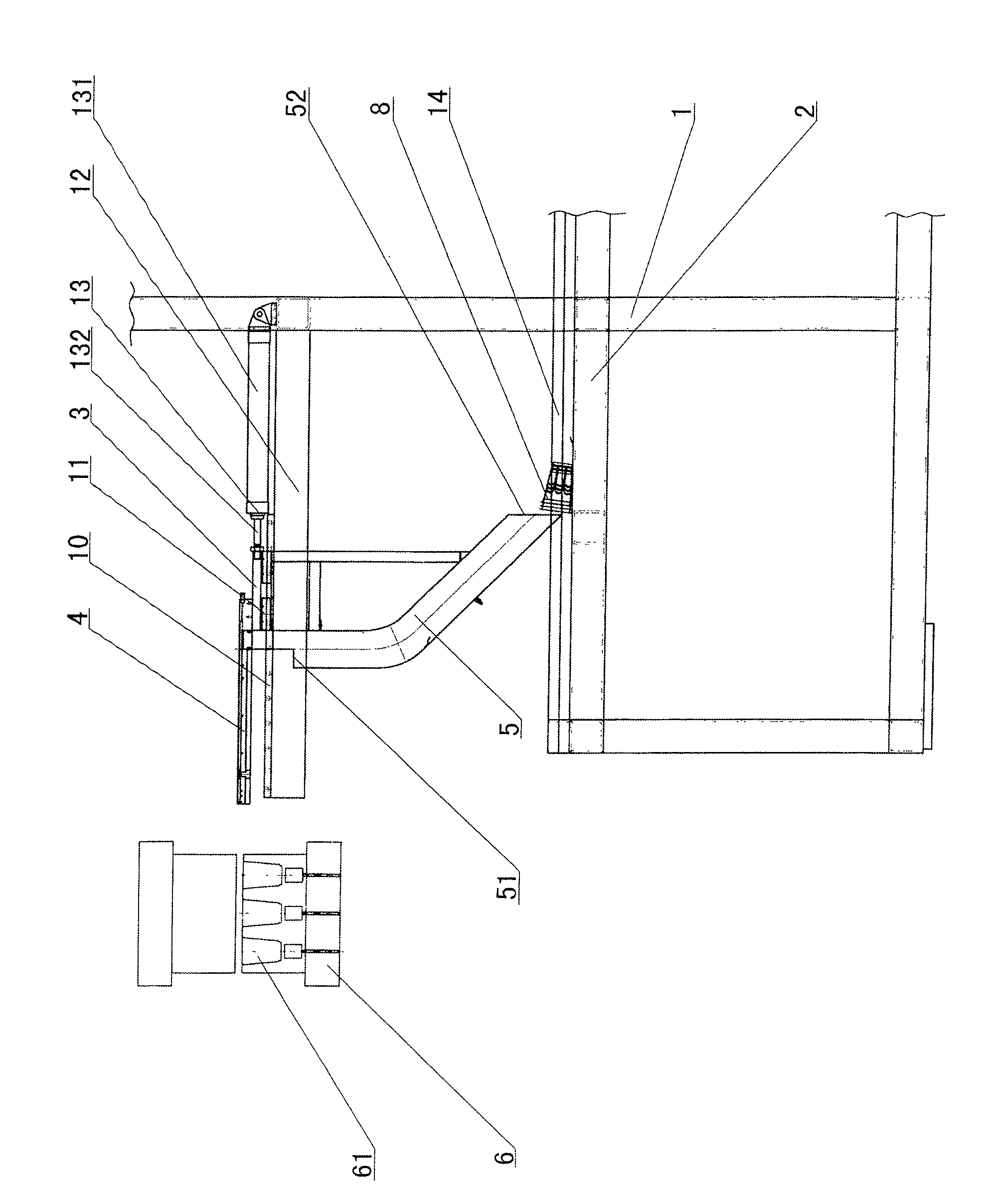 Cup piled apparatus