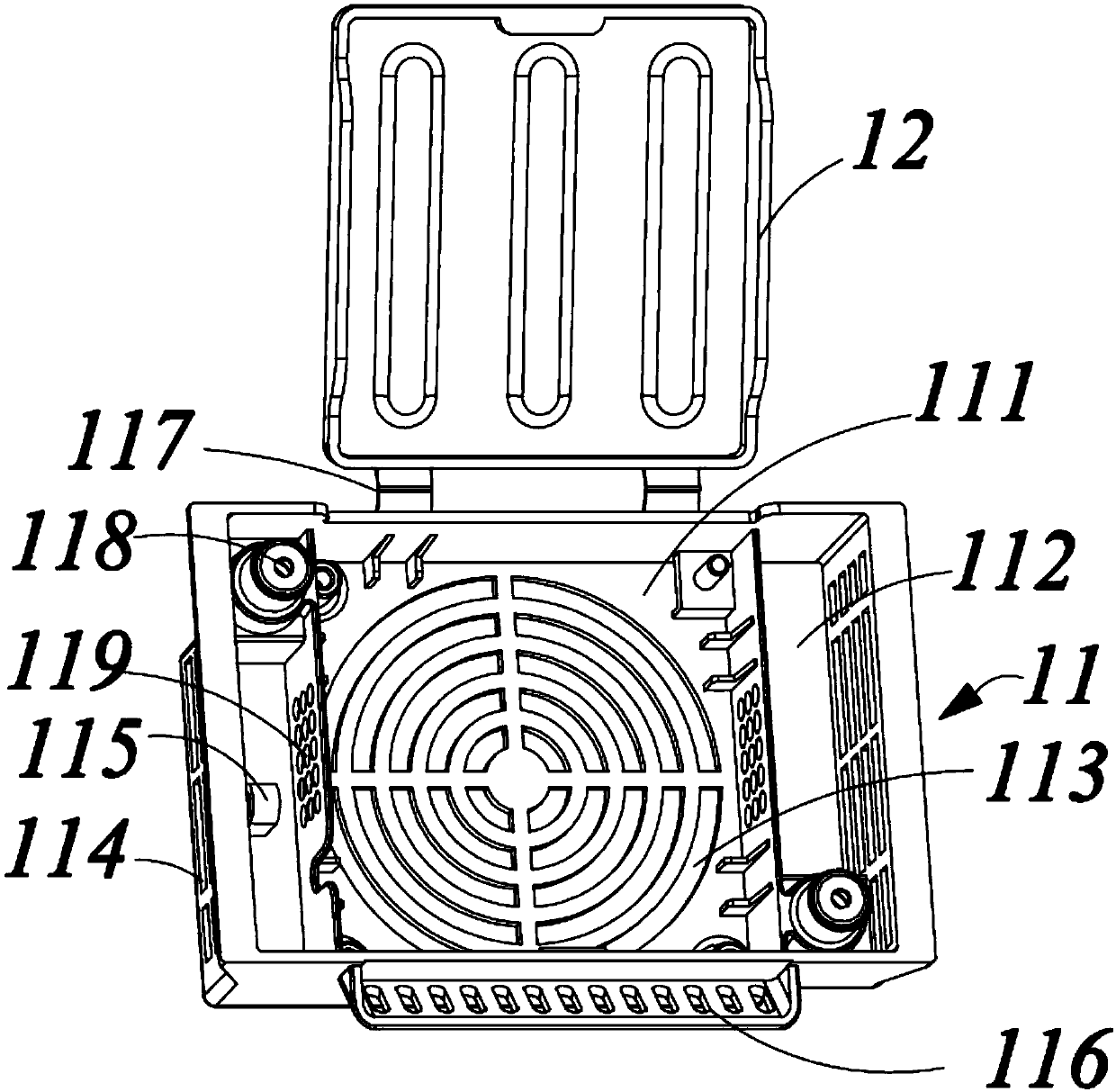 Integrated fan assembly