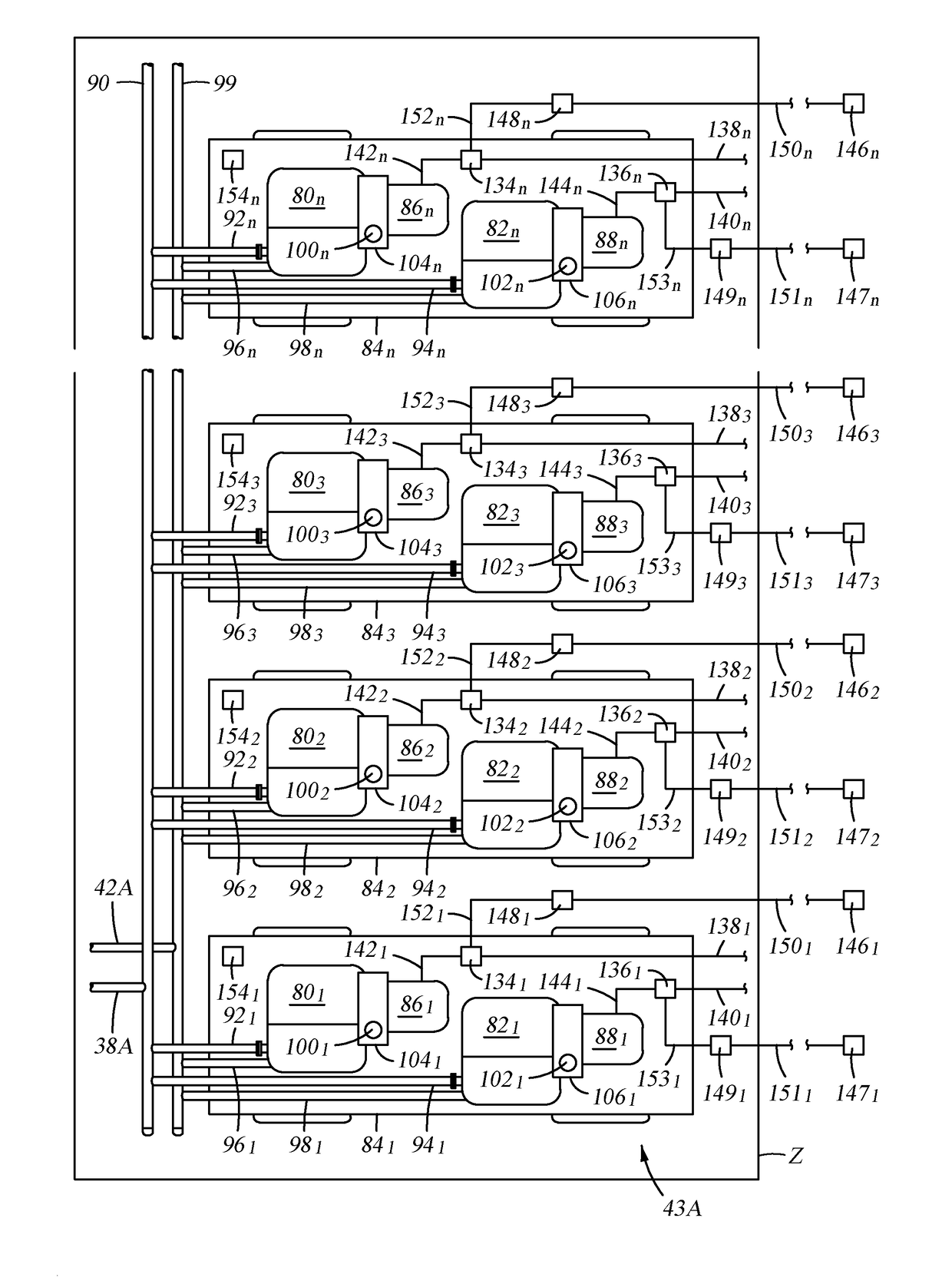 Safety indicator lights for hydraulic fracturing pumps