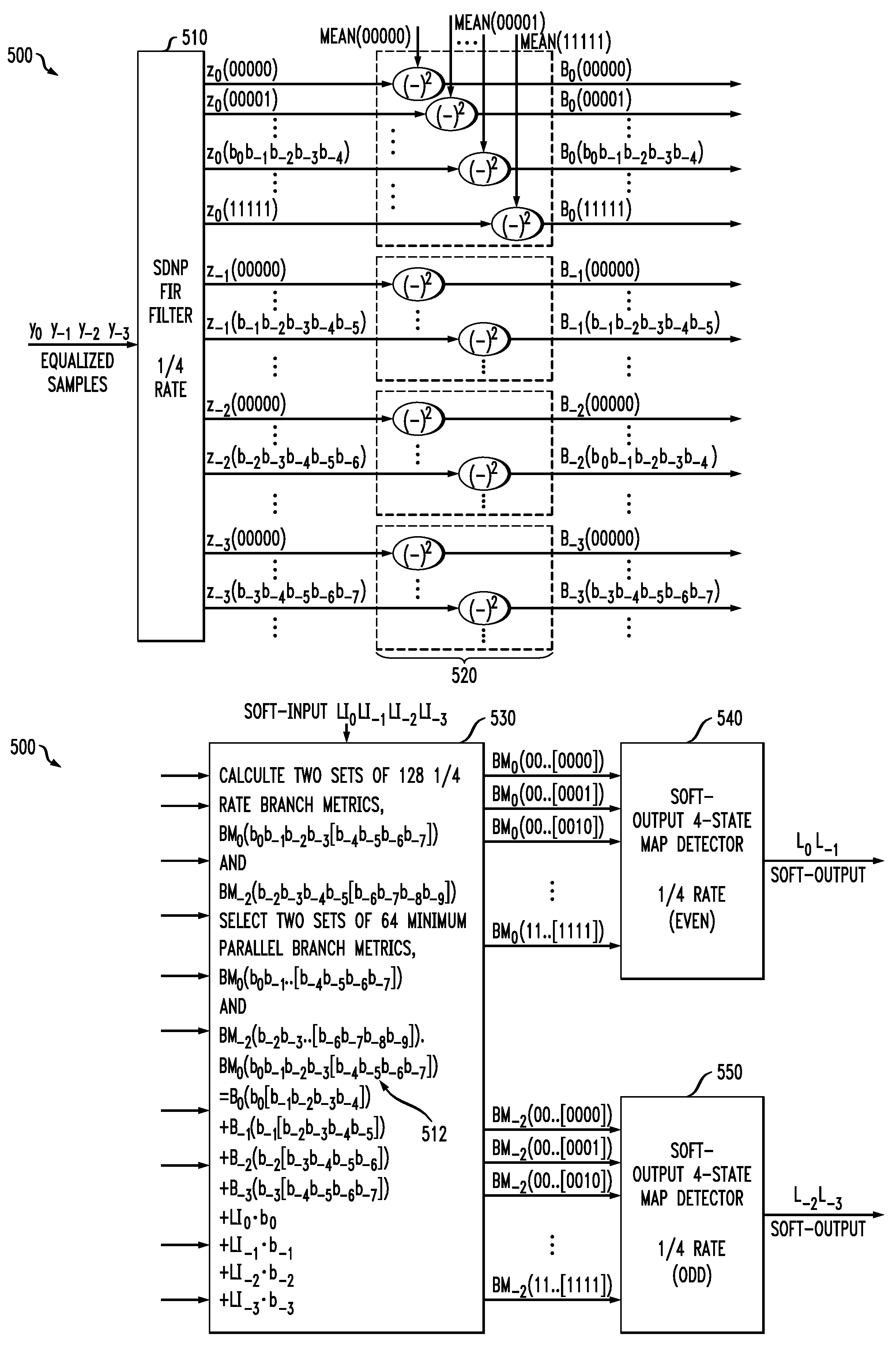 Methods and Apparatus for Map Detection with Reduced Complexity