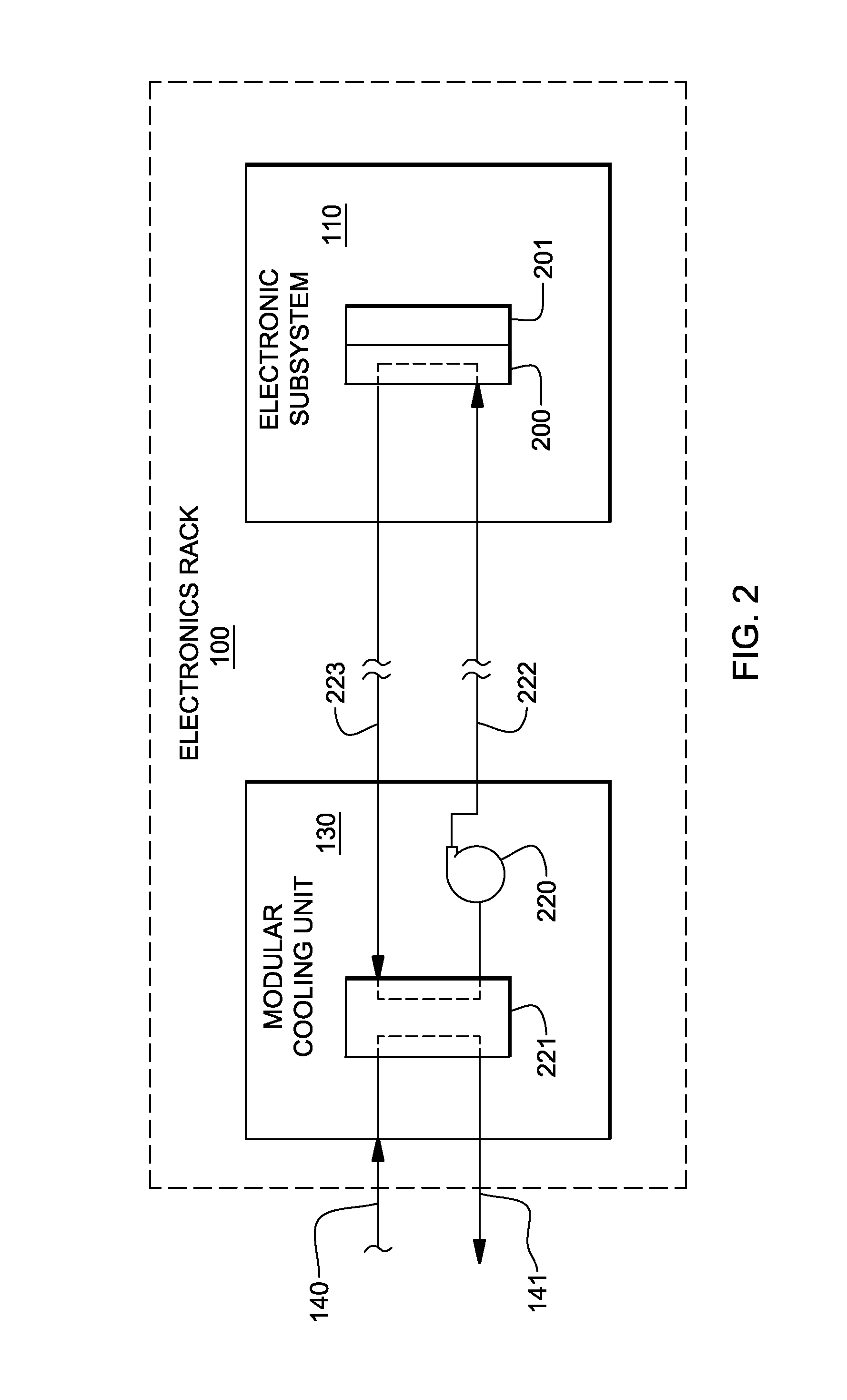 Heat sink structure with a vapor-permeable membrane for two-phase cooling