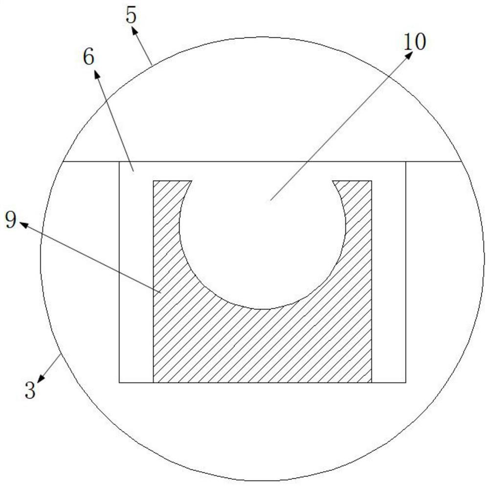 Glass powder tumbling device and mixing processing equipment using the device