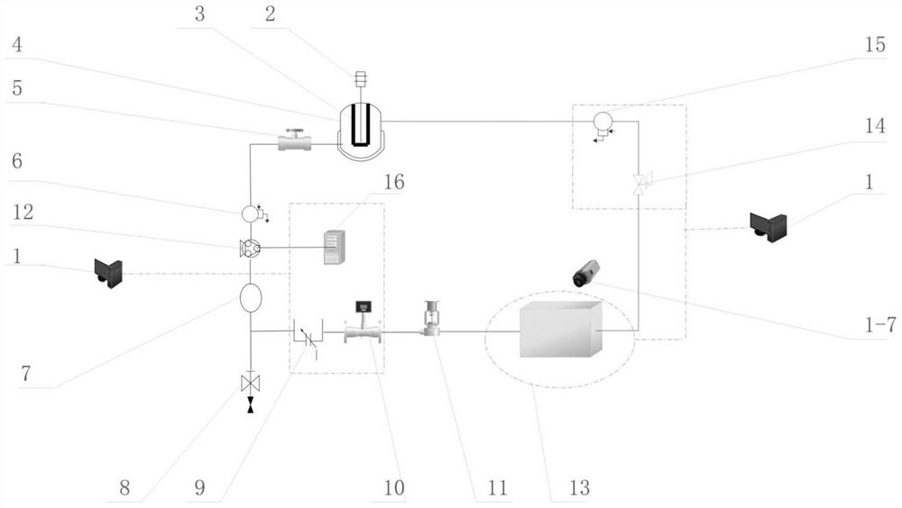 A valve stent performance testing device