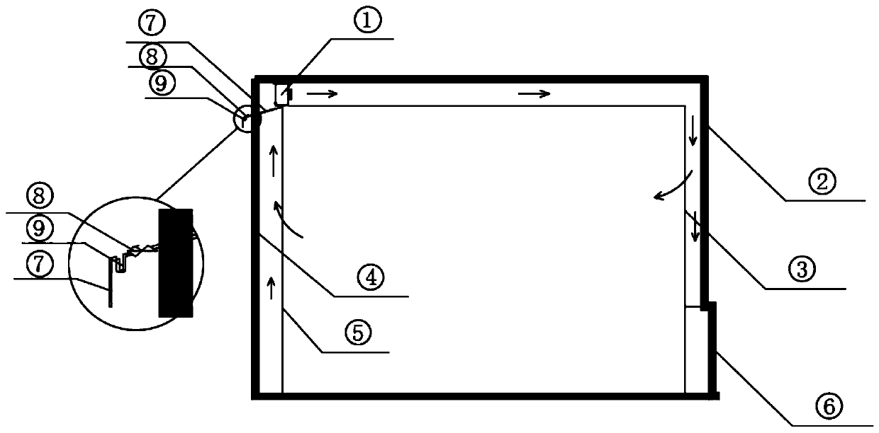 Jacket type energy-saving refrigeration house