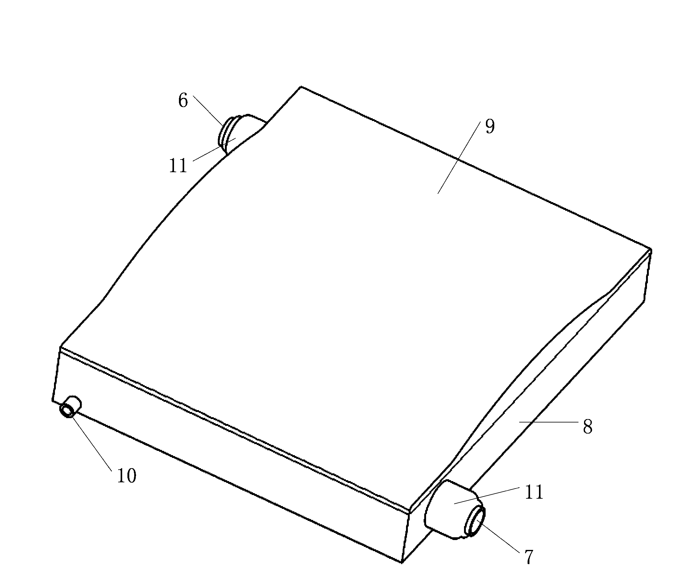 Parallel cavity type solar thermal collector