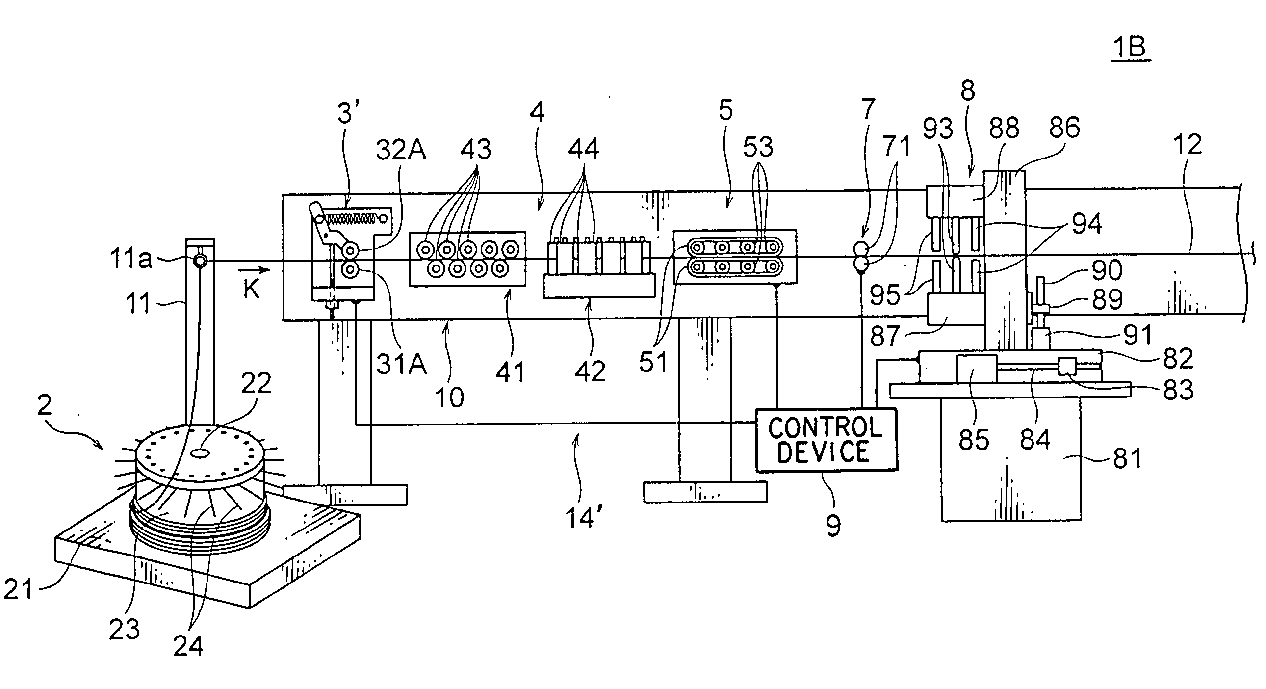 Electric wire delivery apparatus and electric wire sizing-cutting apparatus including the same