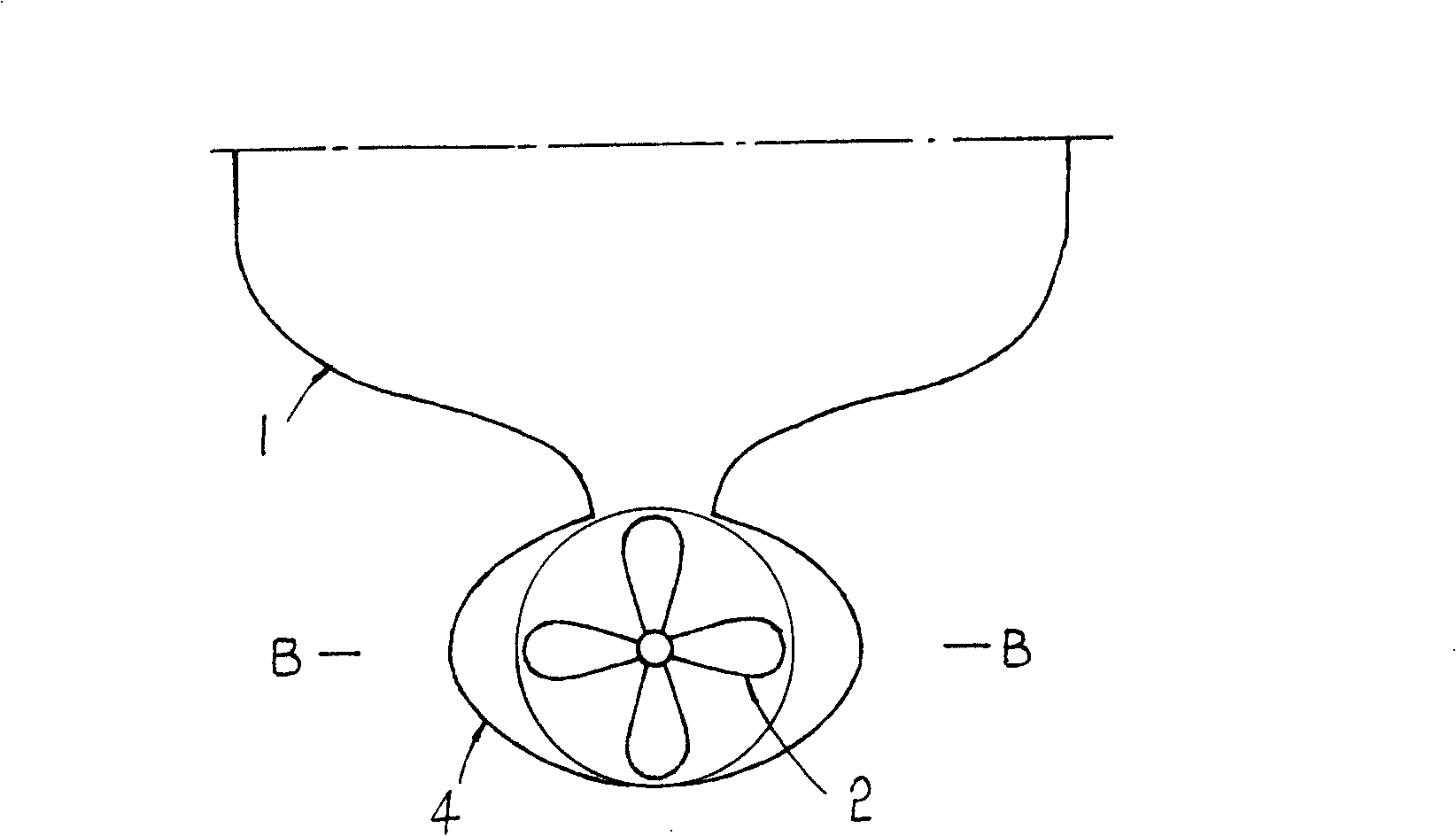 Speed-increasing and low consumption device of ship