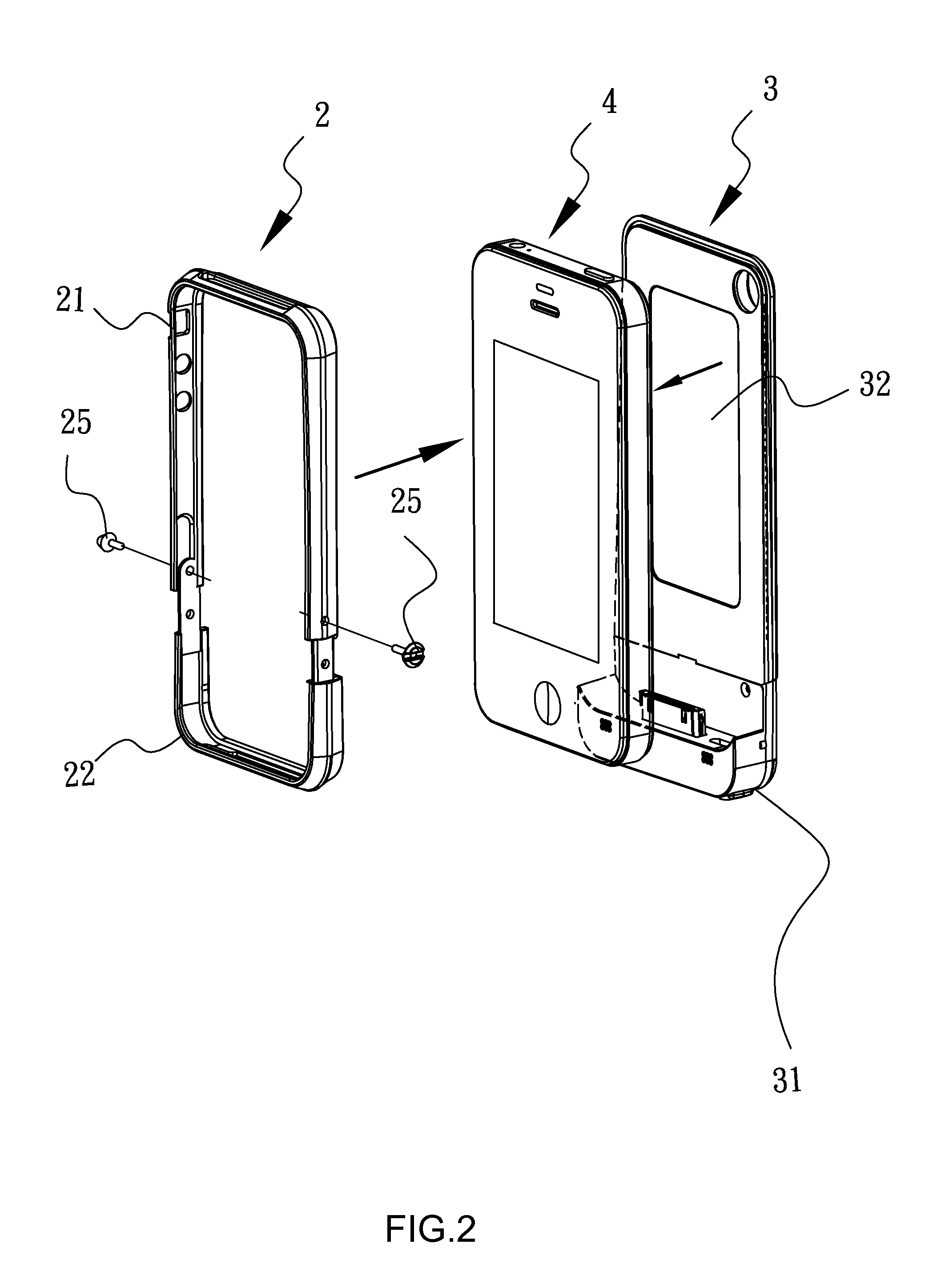 Protective frame for mobile communication device