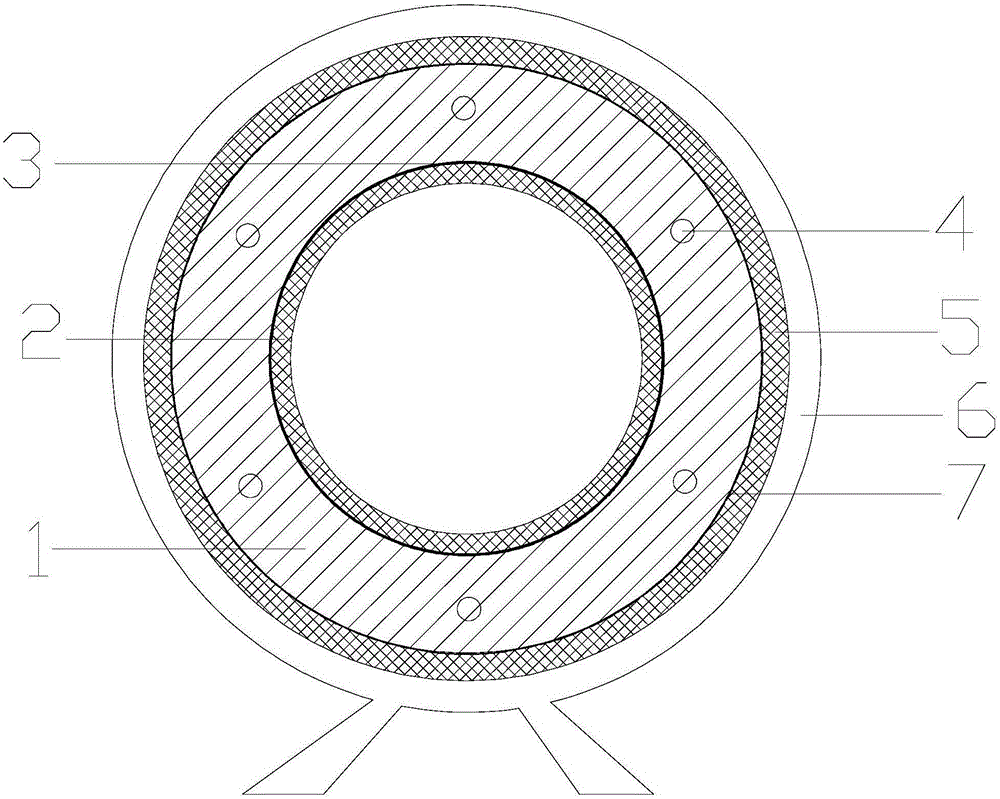 High-temperature-resistant seamless ferrite alloy nominal tube