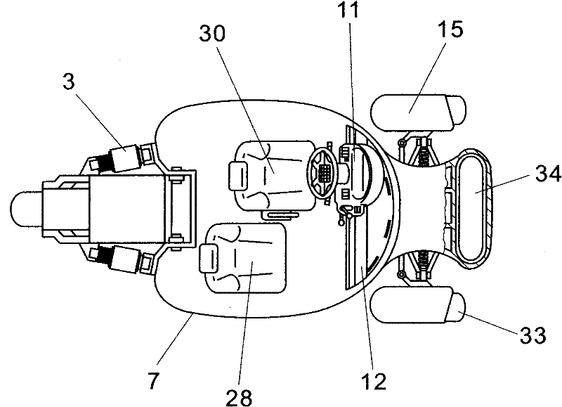 Foldable electric automobile