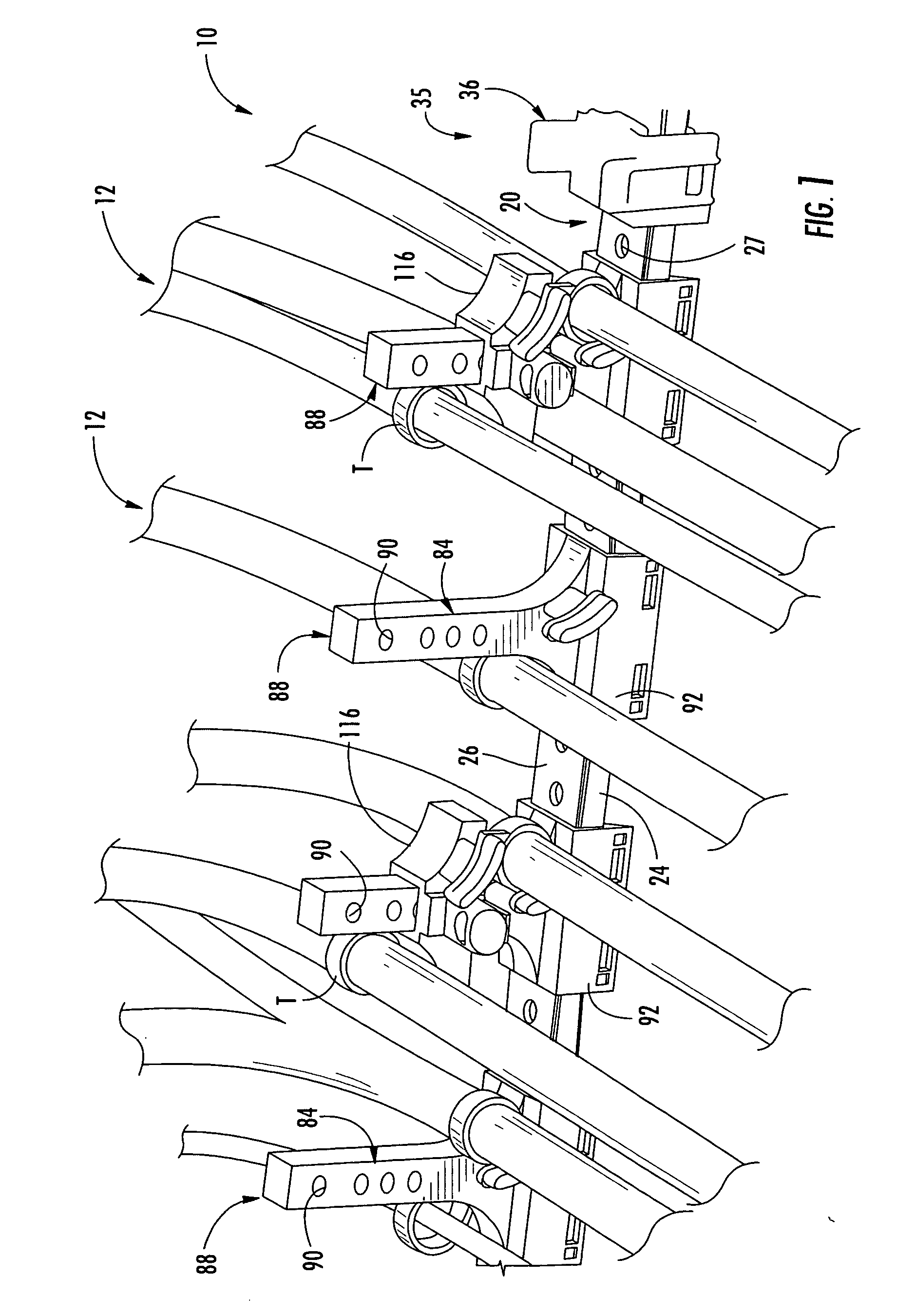 Wire bundle support system