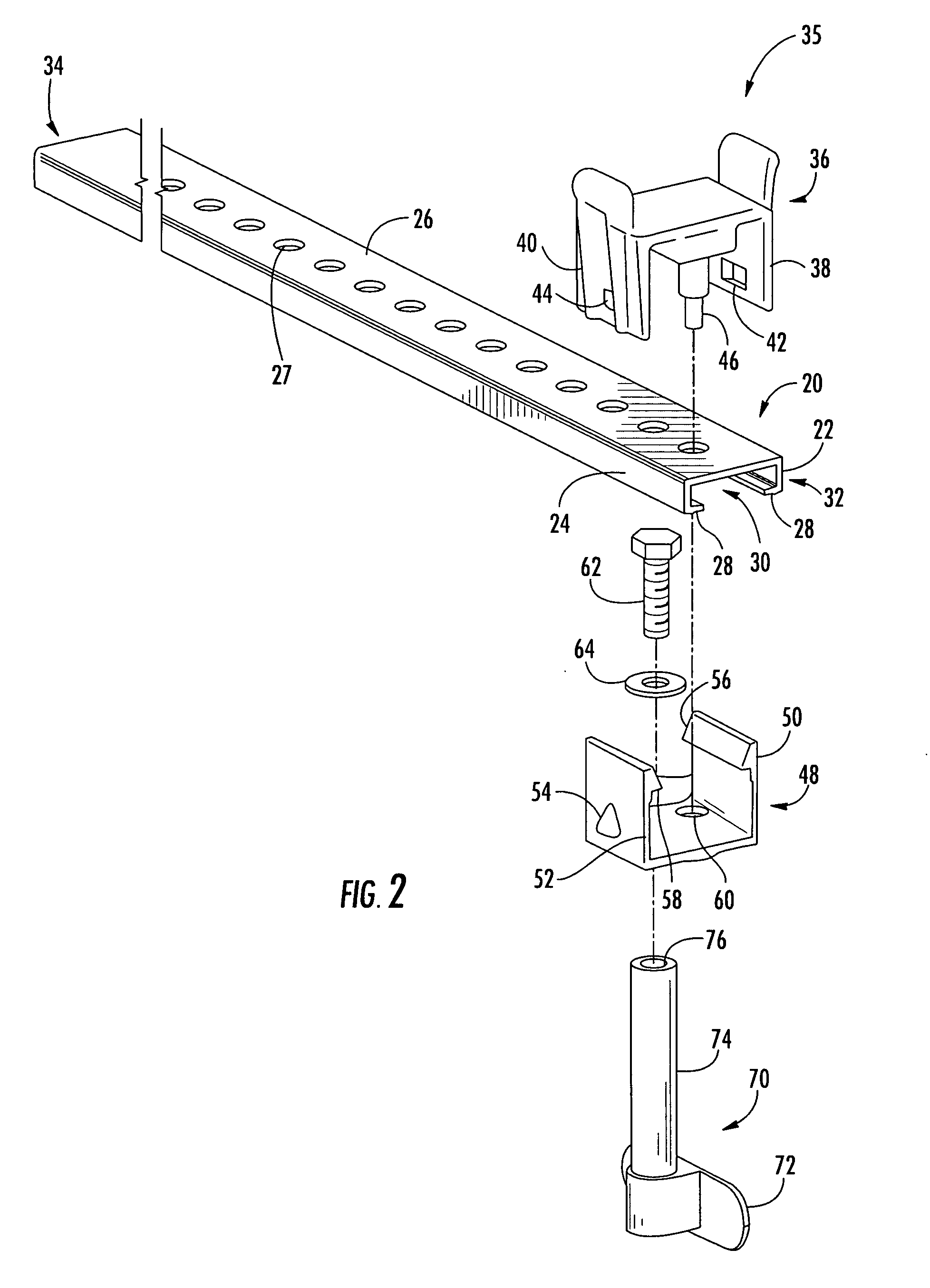 Wire bundle support system