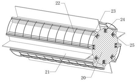 Sampling device for soil improvement