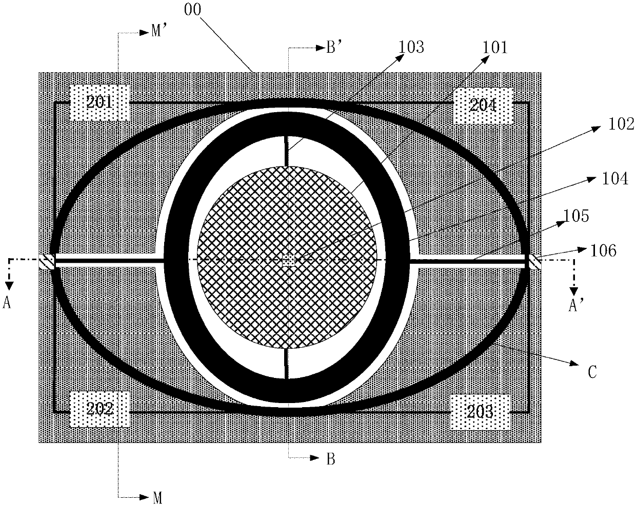 Infrared temperature image generating chip, device and method