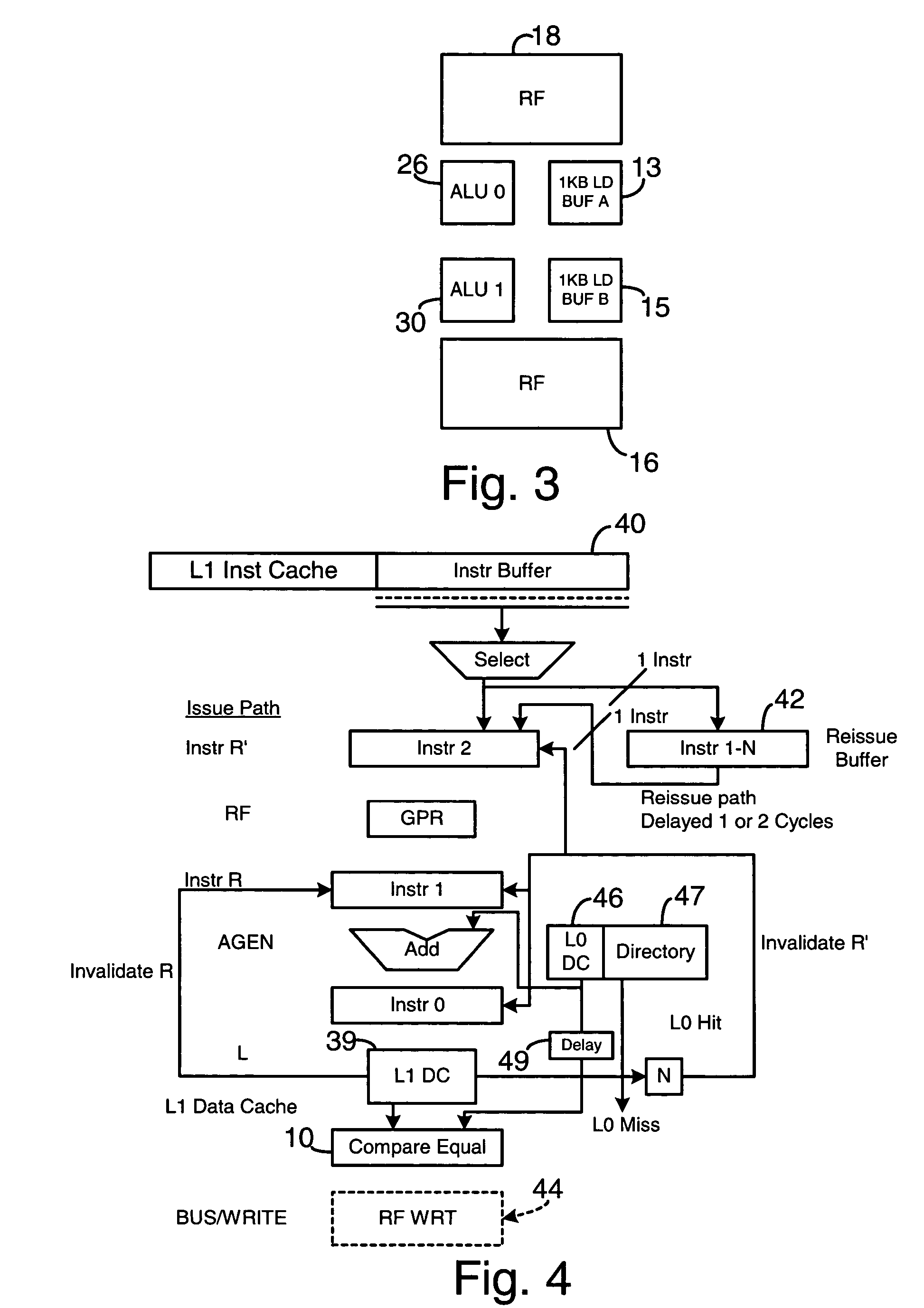 Pipeline recirculation for data misprediction in a fast-load data cache