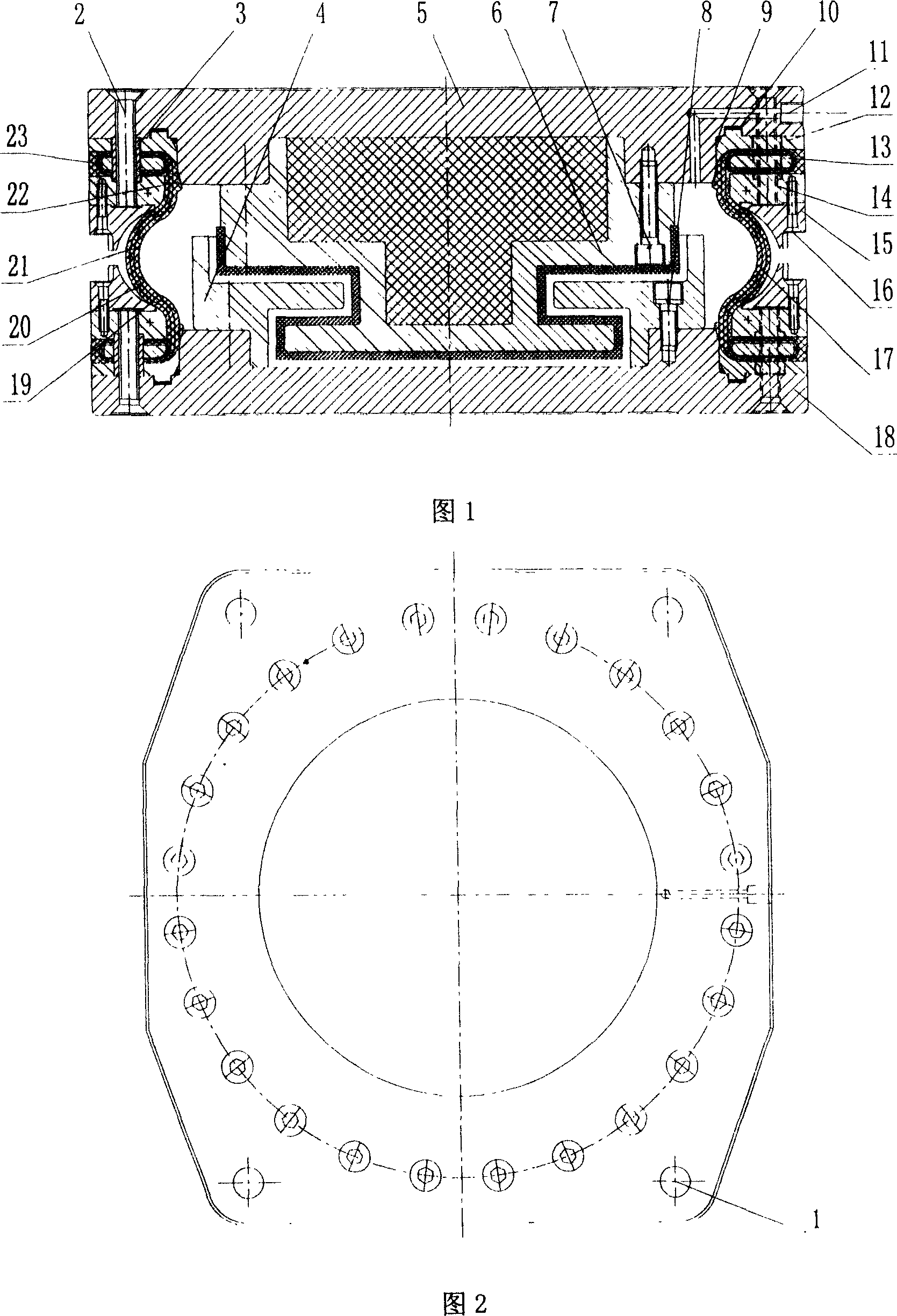 High-pressure large load air spring