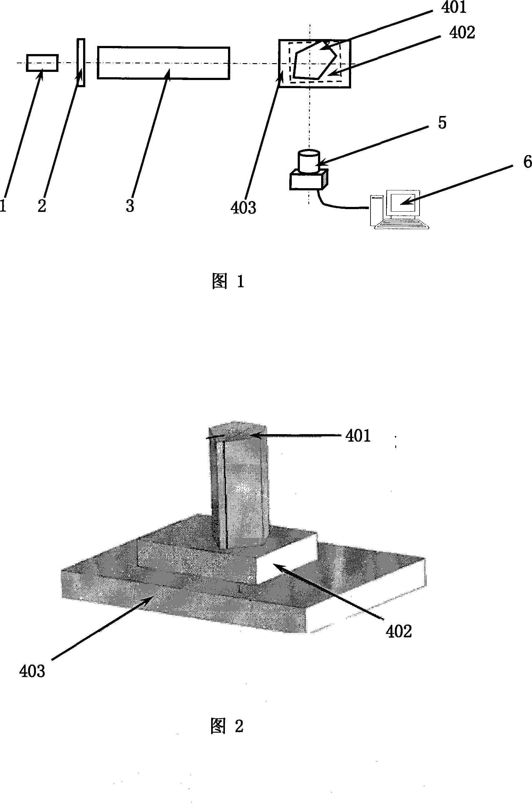 Transverse shearing interferometer agglutination checking method