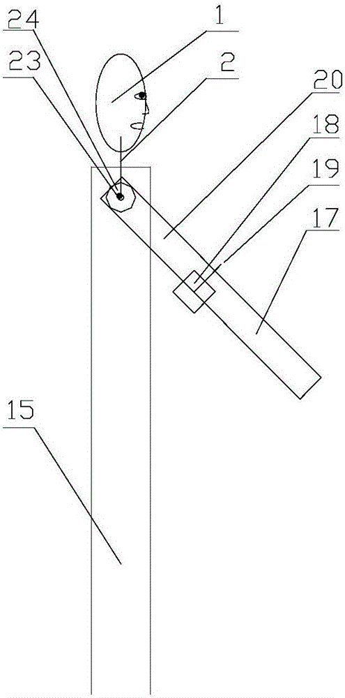 Robot for indicating vehicle to move