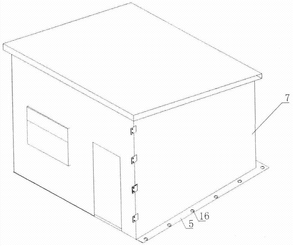 Construction method for assembly type light-steel integrated house in pasturing area