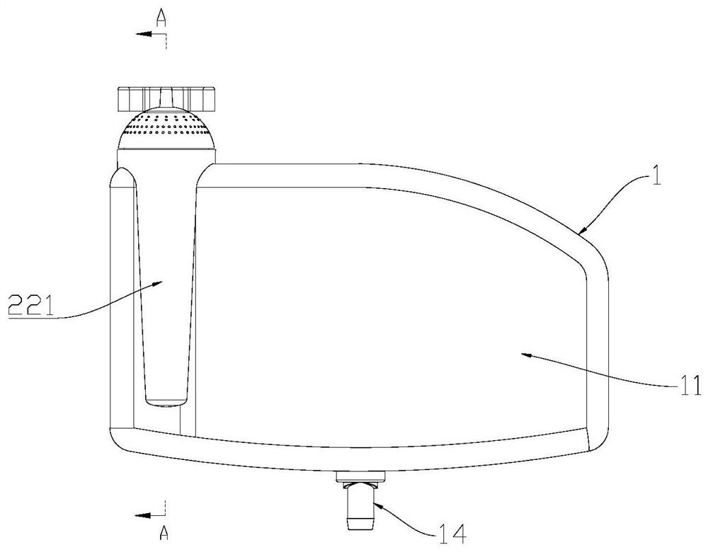 Urine collecting device for nephrology department