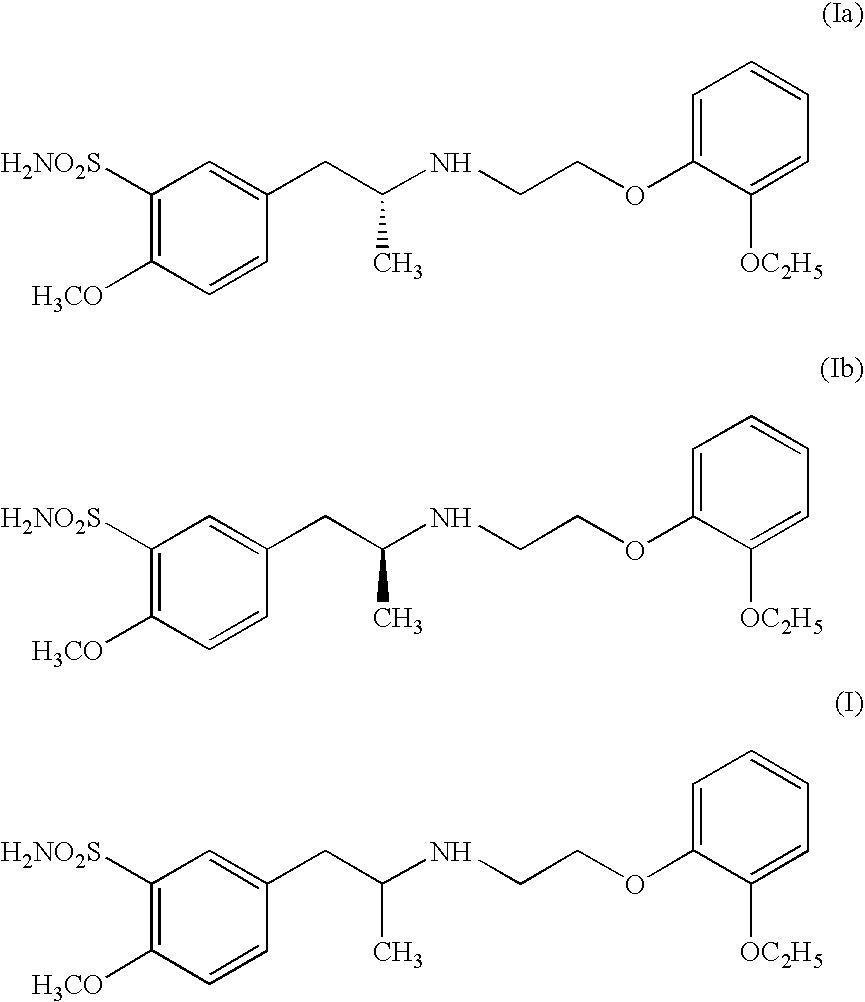 Process for preparing R- and S-isomers of (R)-5-(2-( (2-(2-ethoxyphenoxy) ethyl) amino) propyl) -2-methoxybenzenesulfonamide