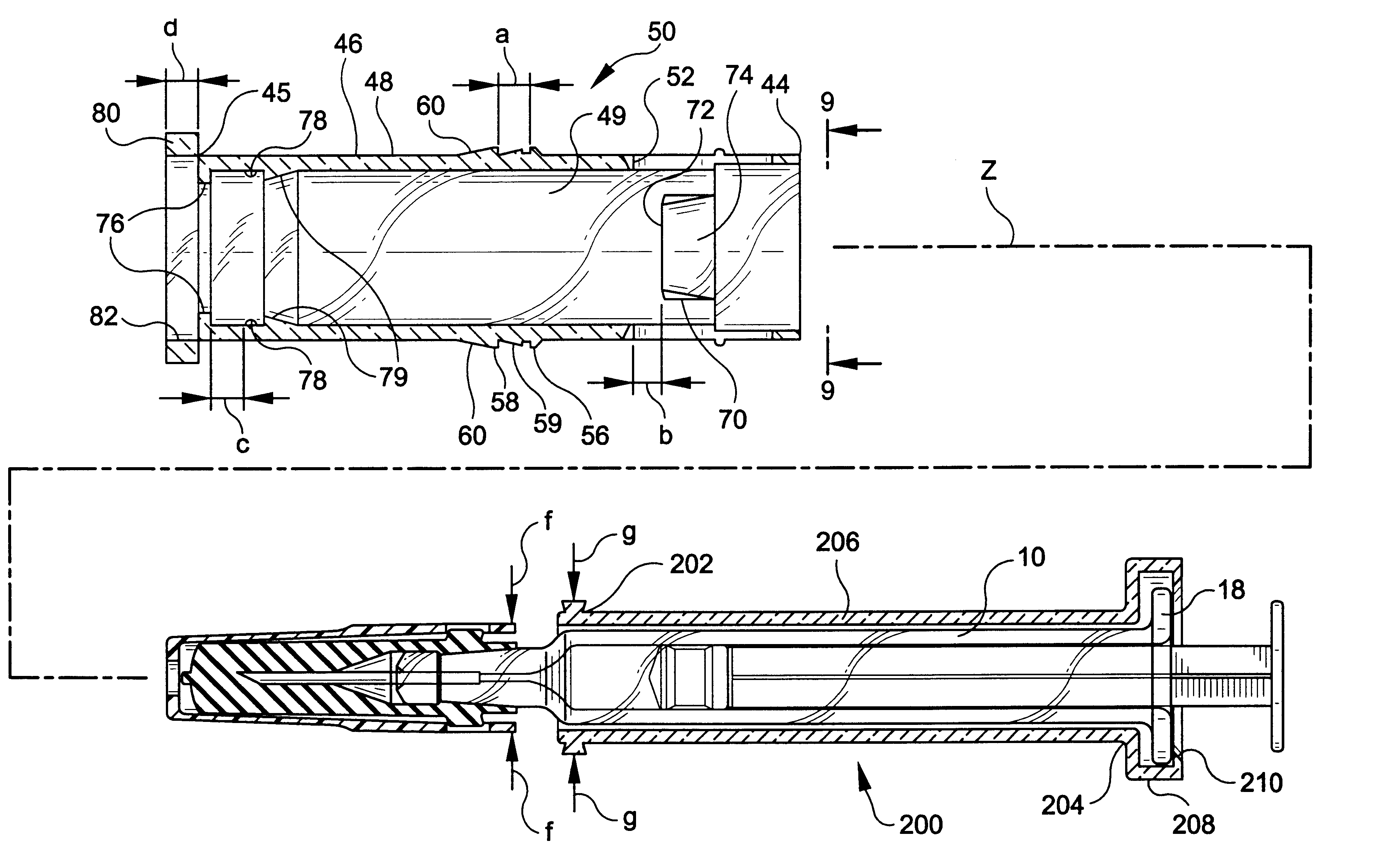 Lockable safety shield assembly for a prefillable syringe