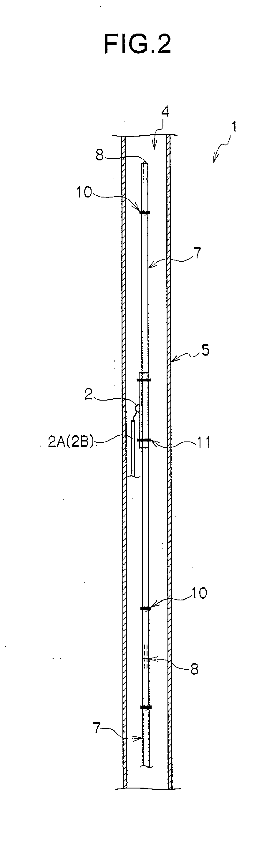 Temperature sensor and heat treating apparatus