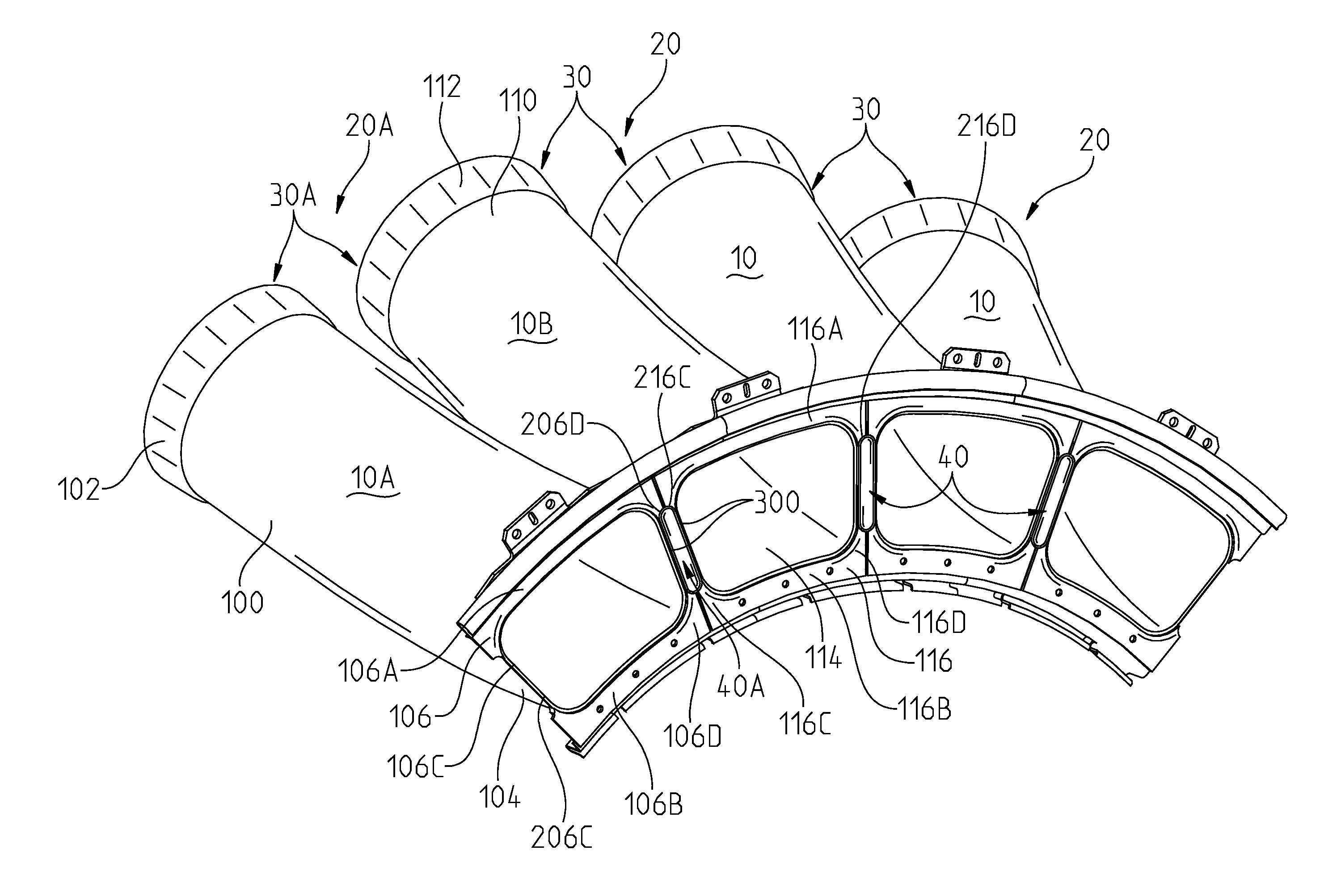 Gas turbine transition duct apparatus