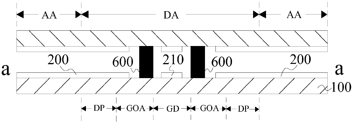 Array substrate master, array substrate, display panel and display device