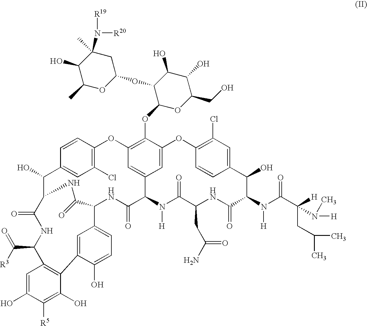 Pharmaceutical compositions containing a glycopeptide antibiotic and a cyclodextrin