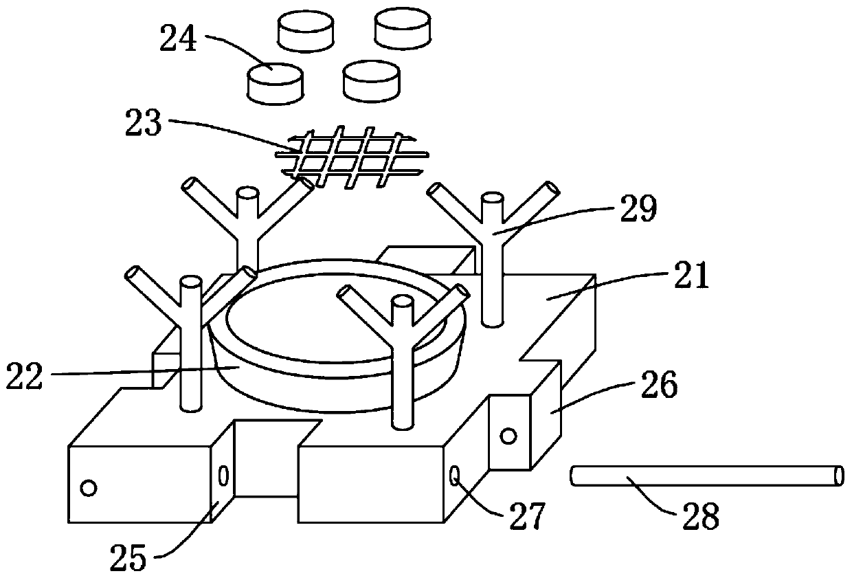 Ecological digestion system for chlorobenzene compounds in water body