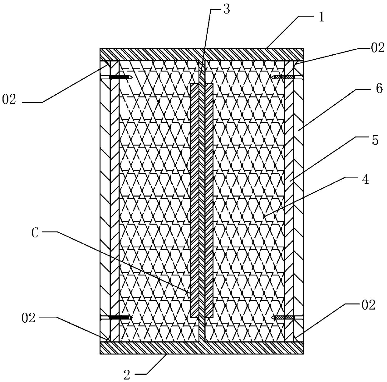 Beam column or beam-beam butt joint node structure suitable for assembly type PEC and construction method thereof