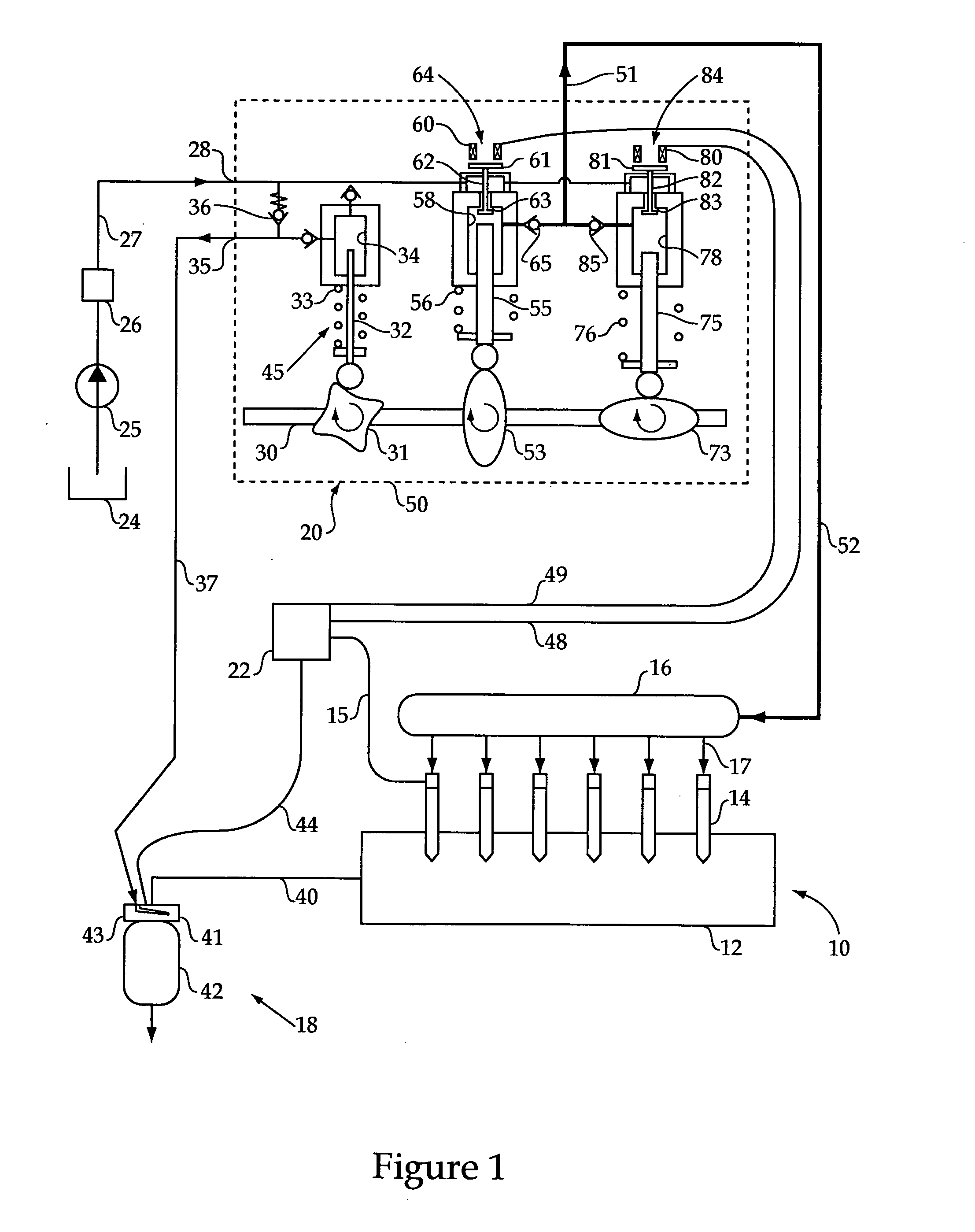 Pump with torque reversal avoidance feature and engine system using same