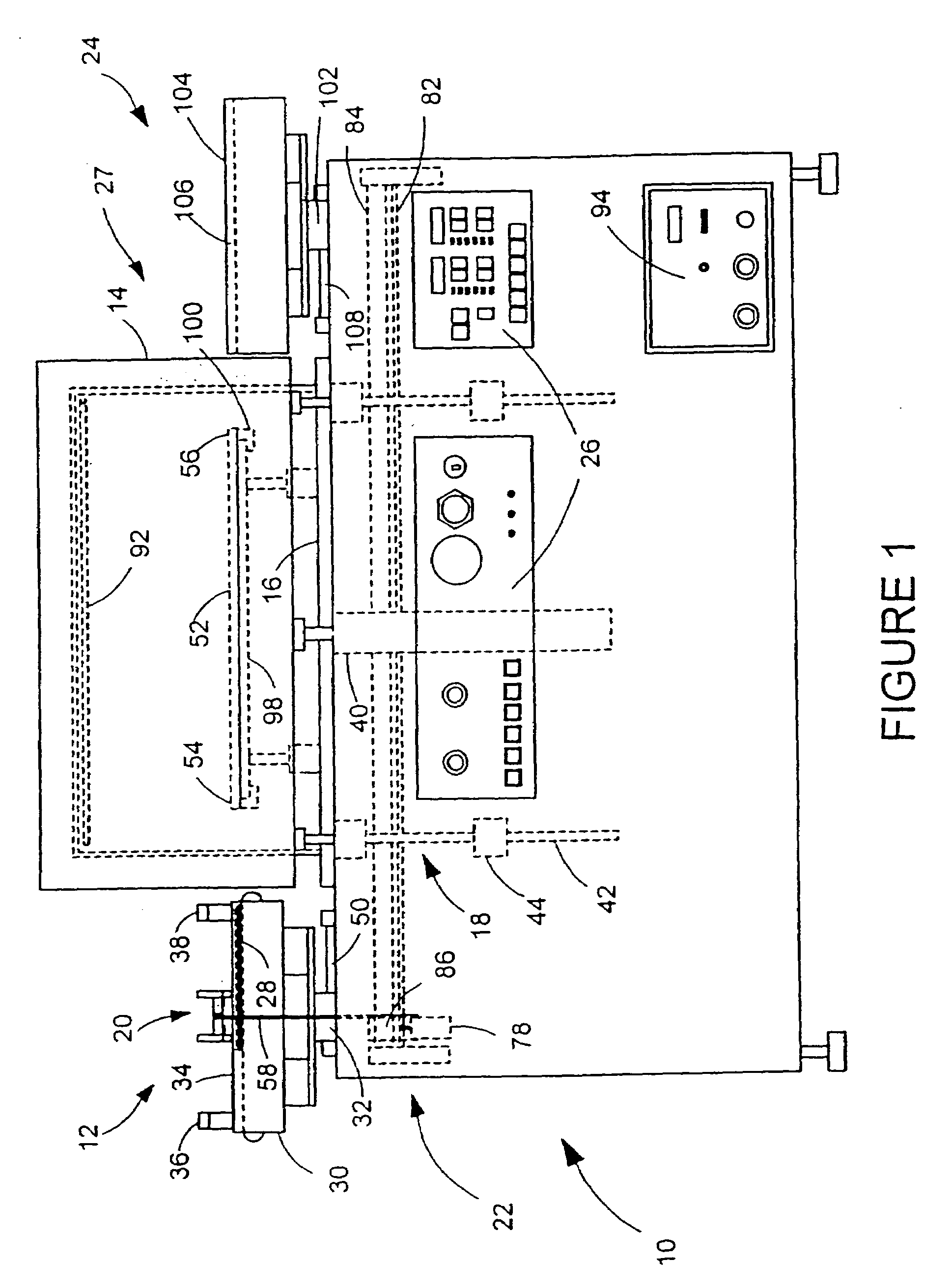 High throughput plasma treatment system