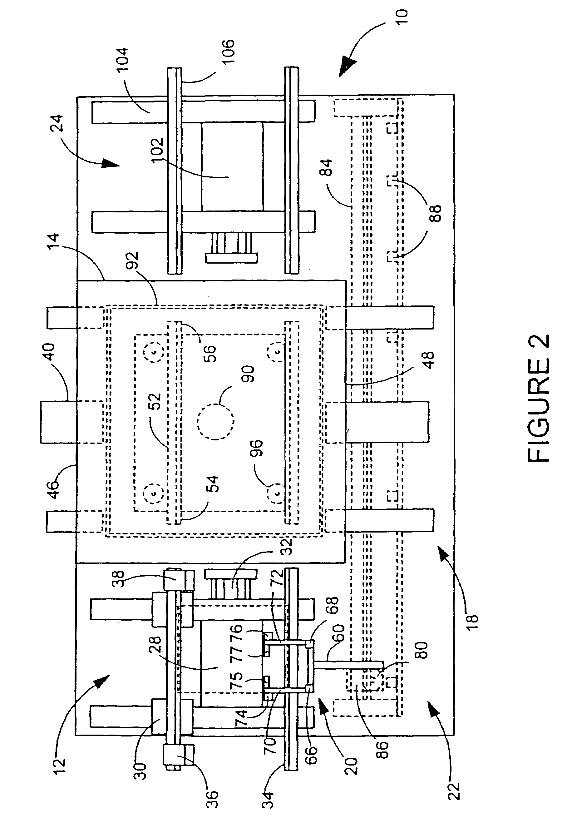 High throughput plasma treatment system