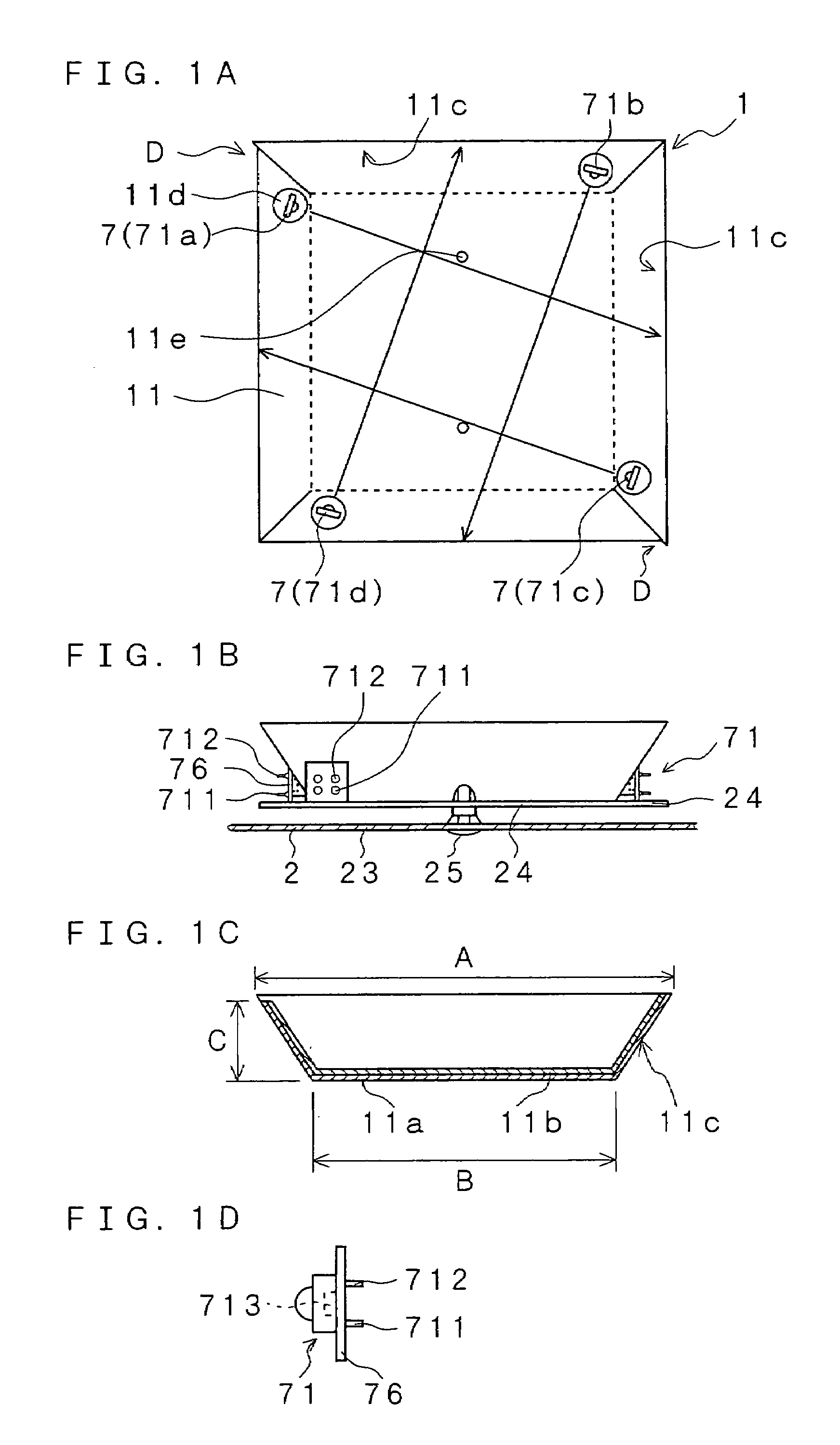 Surface light source and electrically illuminated signboard