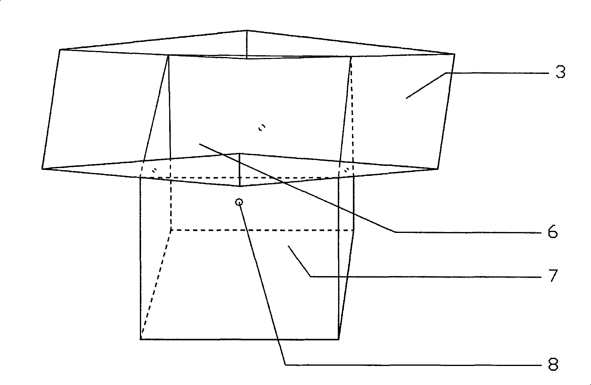 Trap for perfect insect of diamondback moth