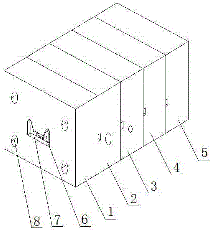 Preparation method of double-layer ribbed bi-color reinforced composite pipe