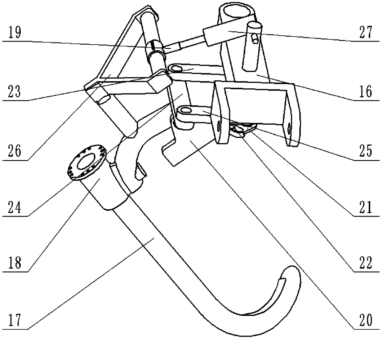 A step-by-step metamorphic tree-climbing robot mechanism