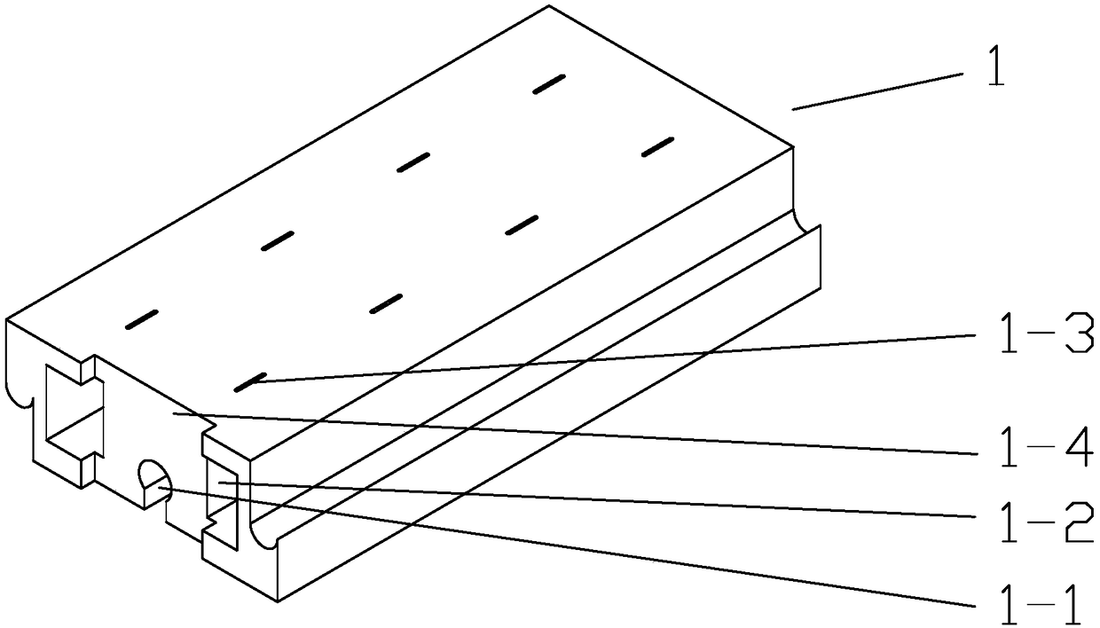 Water permeable brick plate for infiltration roadway