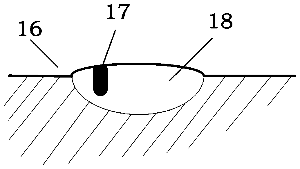 Device and method for refining structure crystalline grains in metal additive manufacturing process