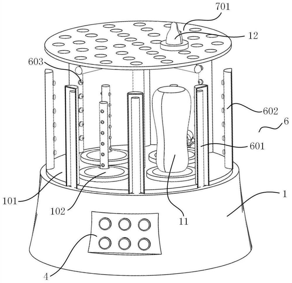 A baby bottle disinfection device based on low temperature plasma