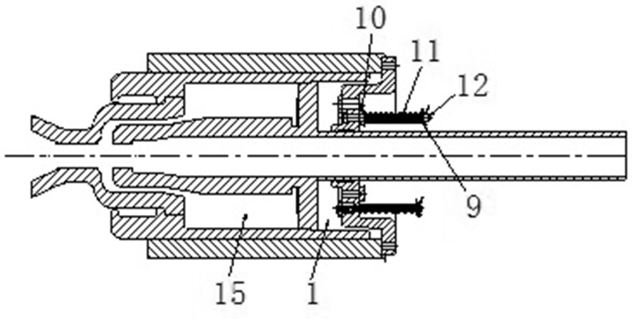 A self-energy type arc extinguishing chamber and a circuit breaker using the same